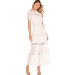 Tularosa Emmeline Maxi Dress - WHITE